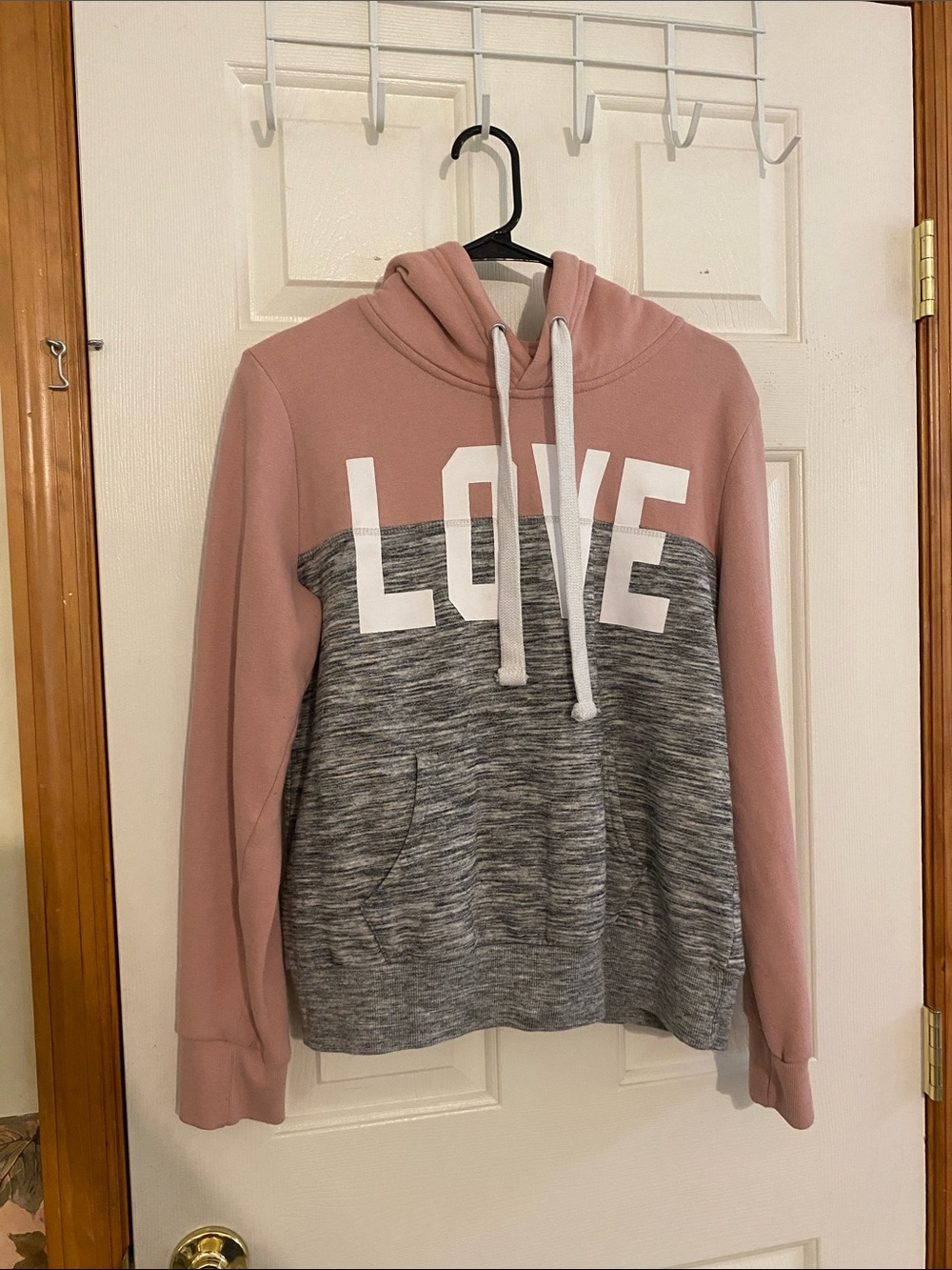 Reflex Pink Hooded Sweatshirt with Logo Label